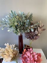 9 jujube leaf simulation to bundle rhododendron leaf plant wall embellished peanut leaves wedding base encryption eucalyptus leaves Outdoor