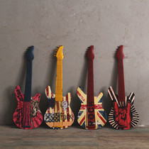 Iron Art Guitar Wall Decoration Creative Wall Decoration Home Decorations Coffee Hall Communication Antenna Beauty polypeptide Main