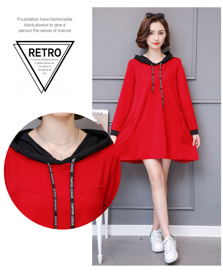 大码女装胖mm2017新款减龄遮肚子中长款宽松