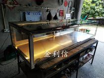 Single-layer right-angle hot deli chestnut pancake crisp display cabinet roasted sweet potato heating cabinet