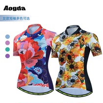 AOGDA new summer cycling clothing womens short-sleeved breathable quick-drying bicycle mountain bike road bike cycling clothing