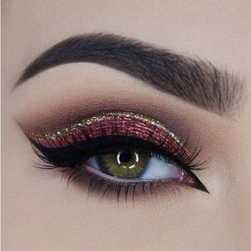 演出防水彩色湿亮片星星液体眼线液超闪亮晶晶卧蚕眼影提亮笔抖音