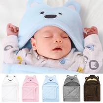 Baby hug quilt Four Seasons General newborn quilt baby coral velvet blanket newborn supplies package small blanket