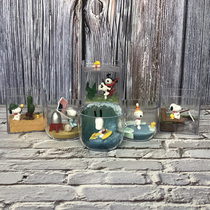 snoopy snoopy doll blind box miniature scene landscape hand desktop ornaments doll to give girlfriend gift