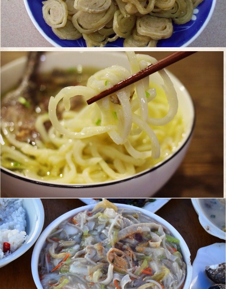 湖北麻城特产农家自制夫子河手工鱼面垂鱼面条火锅面干货500g