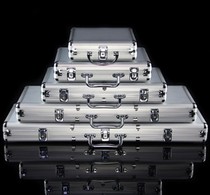 High-end Texas Holdem special metal portable box chip coin set mahjong finishing storage box