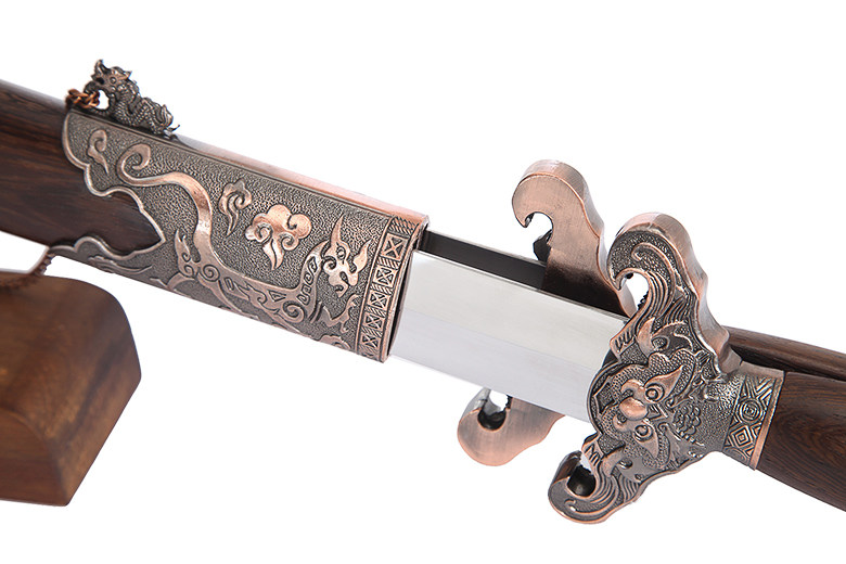 正品龙泉宝剑武术剑龙泉不锈钢男女武术双剑未开刃晨练剑表演软剑