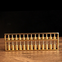 Pure copper abacus swing piece brass abacus pendant solid like Abacus home Ornament Business Gift