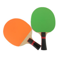 STO table tennis racket Ayus surface material table tennis racket double-sided anti-glue straight shot horizontal shot Pure wood ball racket