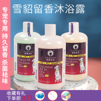 Chreddie fragrant waves ferret shower gel Teddy Golden ratio bear Samoyed with soft cat shampoo