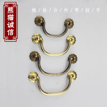 Antique pure copper handle Bookcase drawer 6×85 95 chest of drawers Copper handle Antique writing desk dresser handle