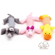 Pet Cat Dog Toy Four Feet Long Strip Plush Striped Mill Tooth Decompression Interactive Toy VIP Teddy Bibear