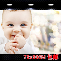 Foreign baby poster pregnant women twins cute beautiful men and women baby photos dragon and phoenix prenatal education big picture wall stickers