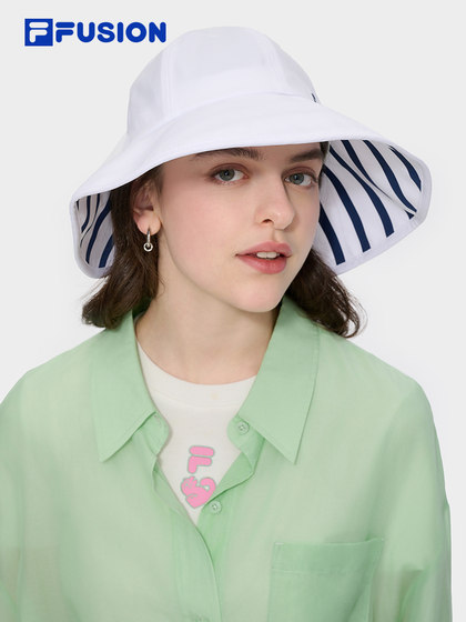 Fila Fusion Fila Cloud Girls 'Round Hat 2025 Summer New Sunscreen Fisherman's Hood Basin Hat Upf50+ Fila Fusion Fila Cloud Girls 'Round Hat 2025 Summer New Sunscreen Fisherman's Hood Basin Hat Upf50+