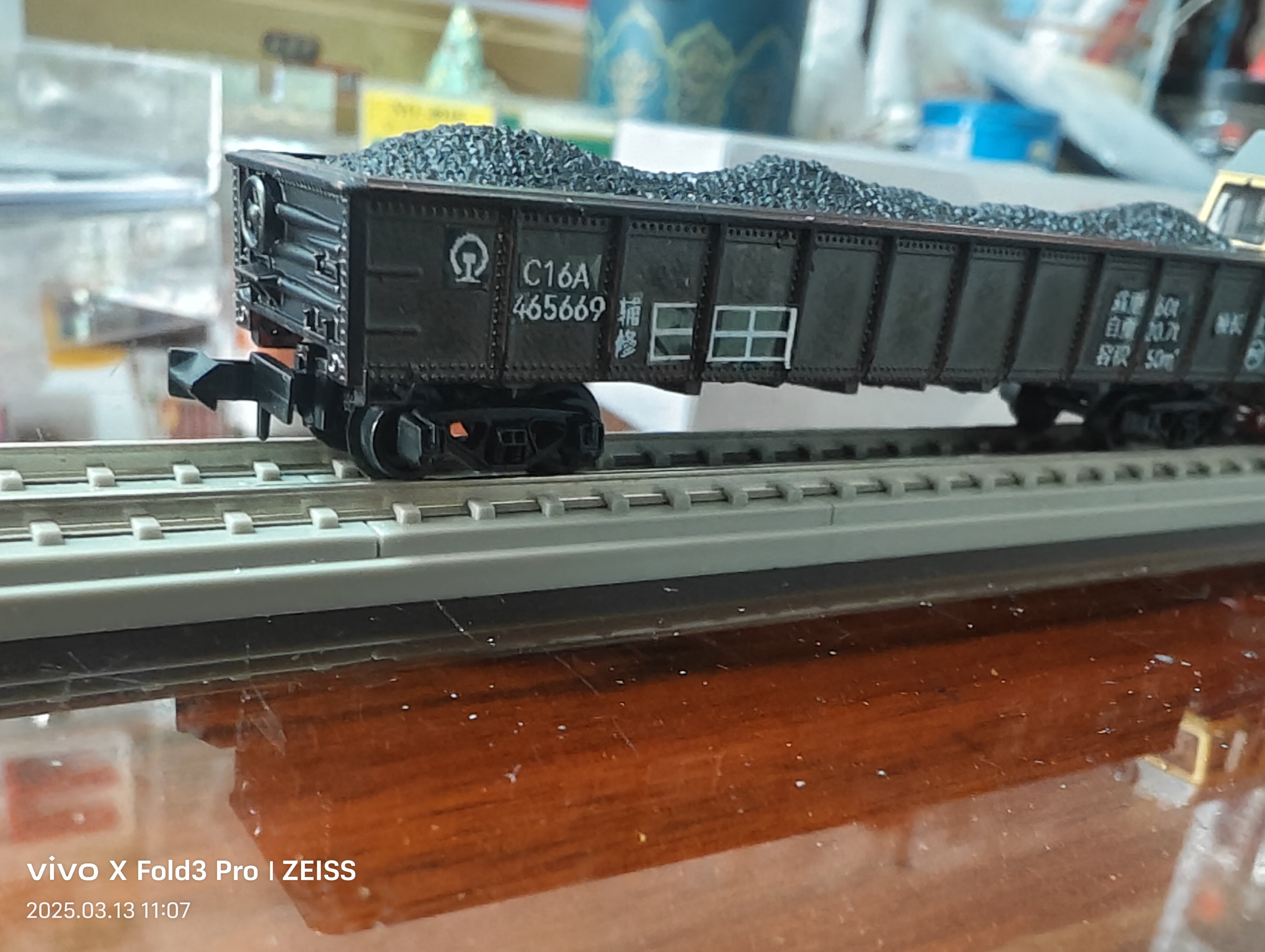 N比例火車模型長鳴C70敞車多塗裝收藏模型鐵路主題