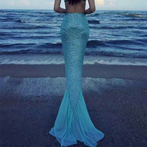 Mermaid Skirt Maldives Beach Dress Bali Mermaid Tail Clothing Adult Mermaid Tail