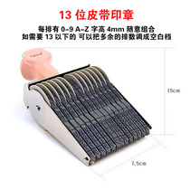 Junli DIY Printer Roman Alphabet Number Combination Rolling Seal Belt Printing Spelling Seal