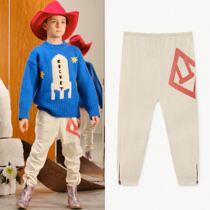 Spot TAO 20 Autumn Winter New Products Children White Large Logo Sports Pants Casual Long Pants