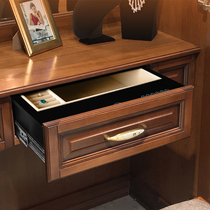 Smart wardrobe password drawer safe Household hidden anti-theft safe Touch screen embedded new