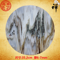 Natural Marble Painting Marble Sheet Red Wood Furniture Stone Hanging Screen Screen Stone Special Price