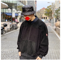 Special clearance Cav Empt CE lambswool sweater Japanese Harajuku street men and women simple fleece zipper