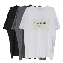 FOG fear of god season 6 main line chest patch letter short-sleeved fil white with the same high street T-shirt