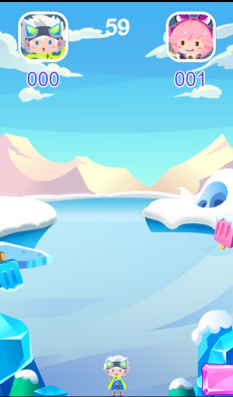 游戏 cocos creator 2.4.3版本(冰人女孩跳跳)源码-成都宝兰