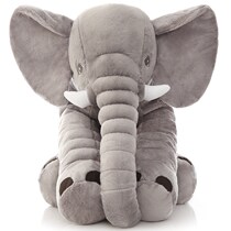 Long-nosed elephant plush toy doll Children sleep with large baby elephant Ragdoll Pillow doll girl