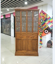 Sanai solid wood is open to the modern Buddhist niche with the door