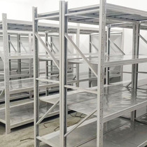 Guangzhou warehouse storage shelf metal shelf storage household medium heavy-duty rack display shelf direct sales