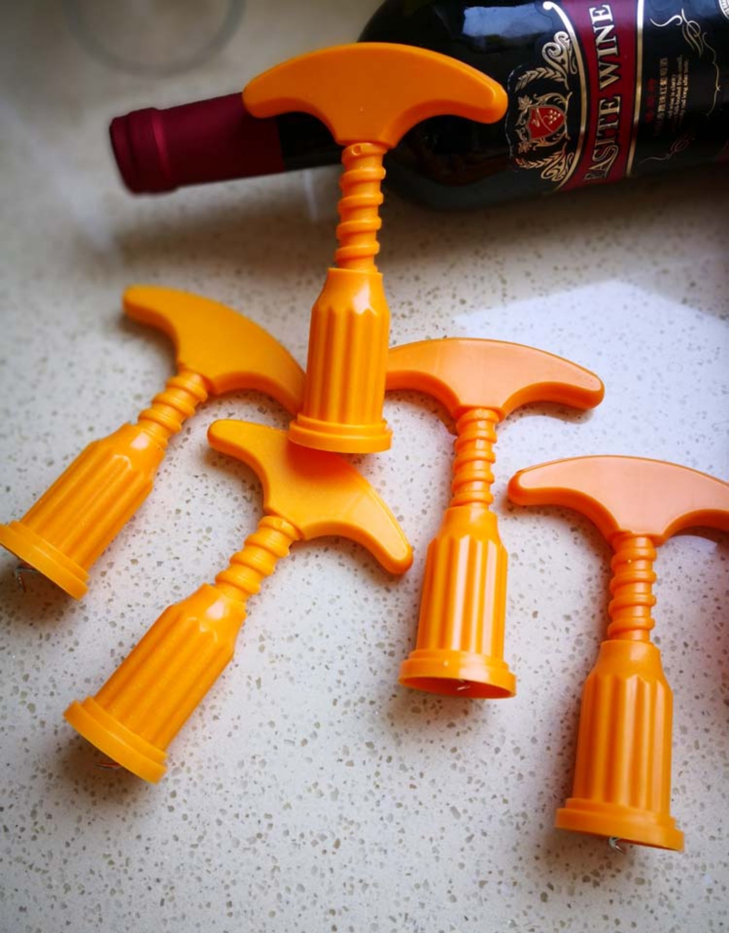 开红酒开瓶器加大加厚手动简易塑料螺旋起子葡萄酒开酒启瓶器