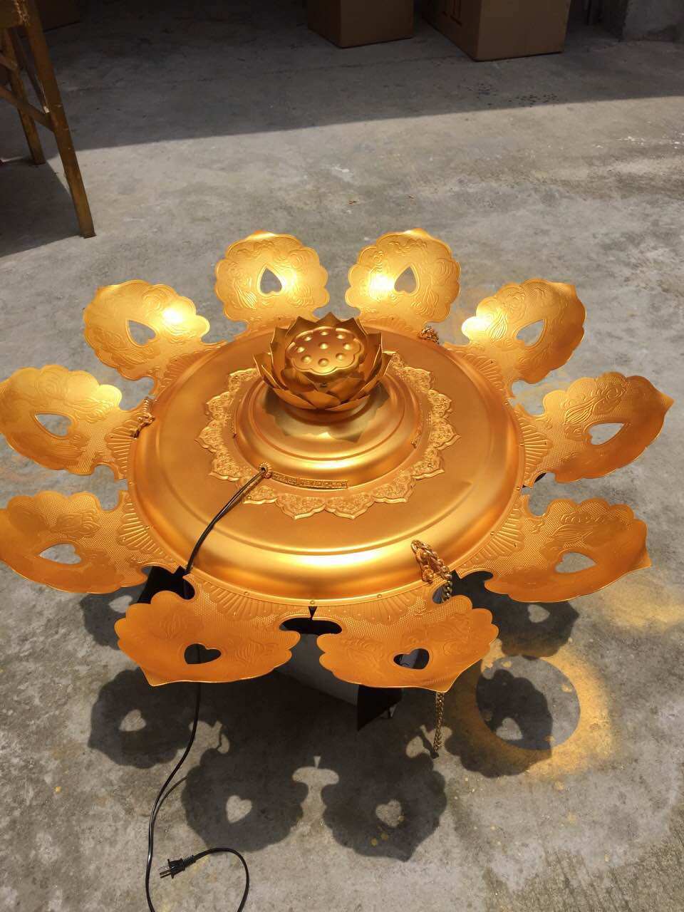 佛教纯铝寺院庙宇装饰宝盖宝伞佛教用品定做1.4米