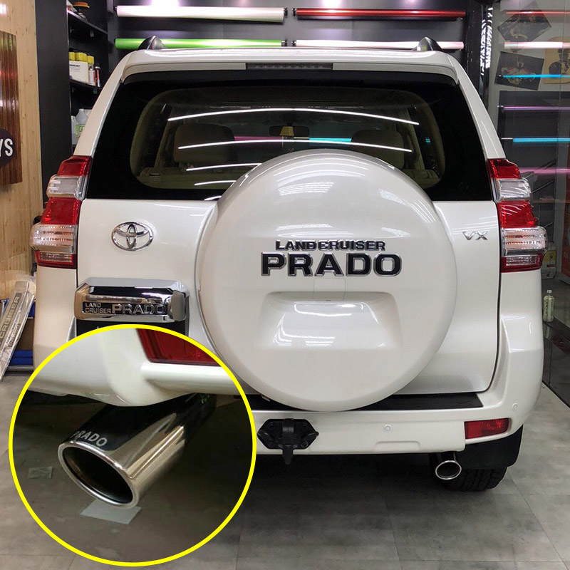 Suitable for 03-19 Toyota Prado 2700 Tail Throat Overlord 4000 Middle East 3.5 special exhaust pipe modification