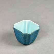 Large lacquer Fuzhou detire lacquerware wood tyre rhinoceros leather lacquered national wind non-handmade spirito square masters cup