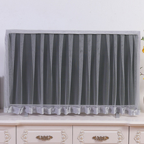 Pastoral TV cover dust cover boot does not take LCD TV frame cover 55-inch wall-mounted display cover