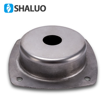 Diesel generator set static speaker emergency stop switch button base 304 stainless steel emergency stop protective base plate