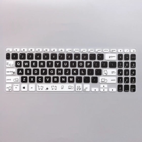 ASUS 스텔스 6 세대 15S 키보드 보호기 필름 15.6 인치 프로 노트북의 컴퓨터 페인트 먼지 덮개에 적합 ASUS 스텔스 6 세대 15S 키보드 보호기 필름 15.6 인치 프로 노트북의 컴퓨터 페인트 먼지 덮개에 적합