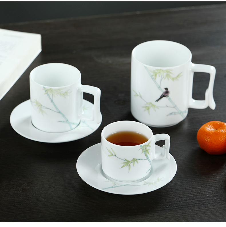 Jingdezhen hand - made ceramic keller of coffee cup 90/150/250 ml small Italian enrichment item coffee cup