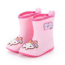 Hello Kitty children rain shoes Baby non-slip rain boots Girls water shoes lightweight toddler children primary school cute rubber shoes