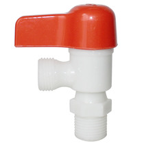 ABS Engineering Plastics Triangle Valve 4 Divided Triangle Valve Water Inlet Valve Anise Valve Plastic Angle Valve