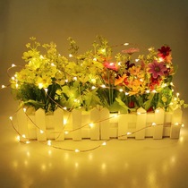 Star small light led battery colorful light Romantic decorative string light Copper wire flashing light starry creative bedroom collocation
