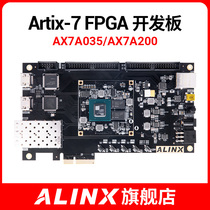 FPGA Development Board Black Gold Alinx Xilinx Artix 7 A7 Optical Fiber XC7A200T 35t Video PCIe