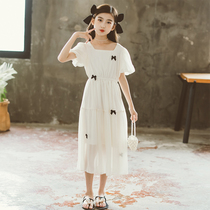 Girls summer clothes dress dress 2022 new children Princess Leia dress Korean version Ocean Fairy Summer Fairy long skirt