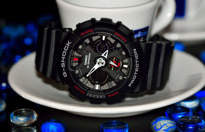 casio卡西欧g-shock电子表ga-120-1a x战警 复古防水运动手表男女