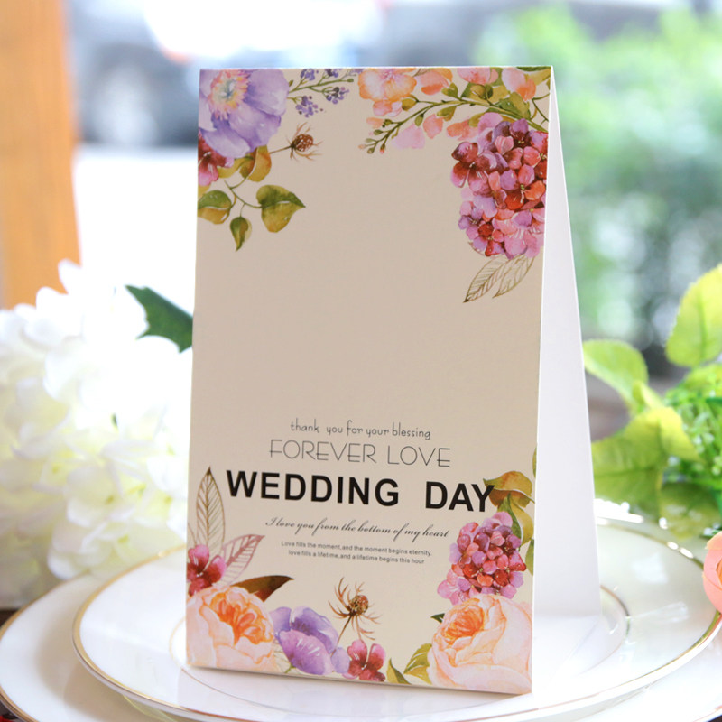 婚礼餐桌席位卡婆家席娘家席酒席桌卡结婚桌牌卡嘉宾席位卡定制