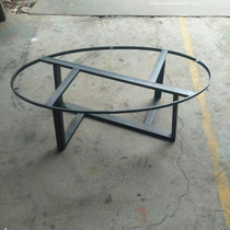 Wrought living room household coffee table table stand bar dining table leg metal table corner foot custom floor cabinet Oval Italian style