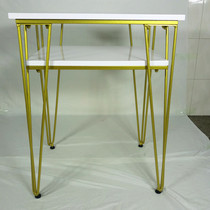 Customized solid wrought iron table stand metal table stand computer Bar coffee table table leg marble