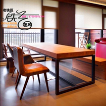 Simple modern long table conference table computer desk solid wood desk furniture meeting table and chair bench table negotiation table