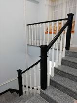 Staircase Guardrails Armrest Home Modern Minima Villa Duplex Indoor Armrest Railings Post Black Nordic