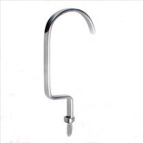 Clothing store hanger accessories hook silver plated flat hook flat hook square hook garment support Hook